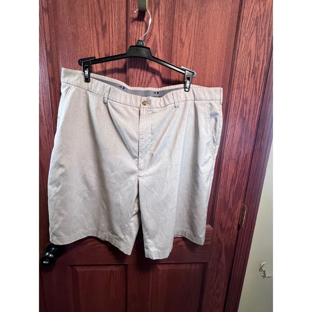 Grand Slam‎ Golf Shorts Flat Front Moisture Wicking Khaki Men's Size 42